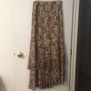 Women’s zadie b’s leopard skirt